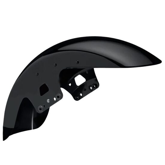 Gloss Black Chopped Front Fender For Touring 2014+
